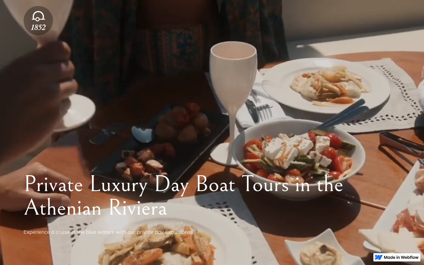 Athens Riviera Boat Tours landing page